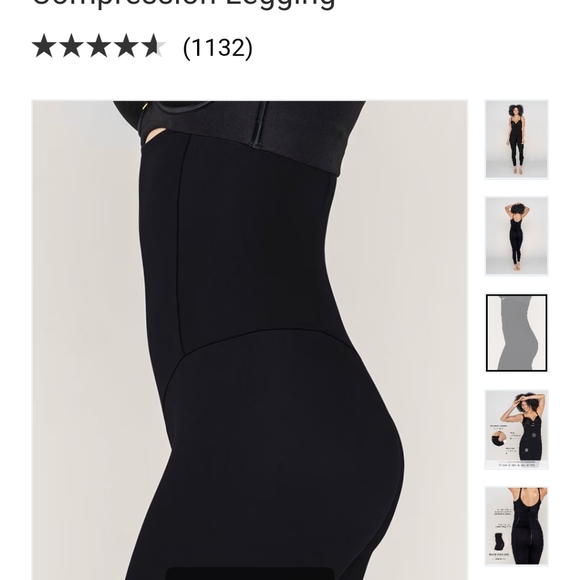 Leonisa high waisted compression leggings - Picture 2 of 2